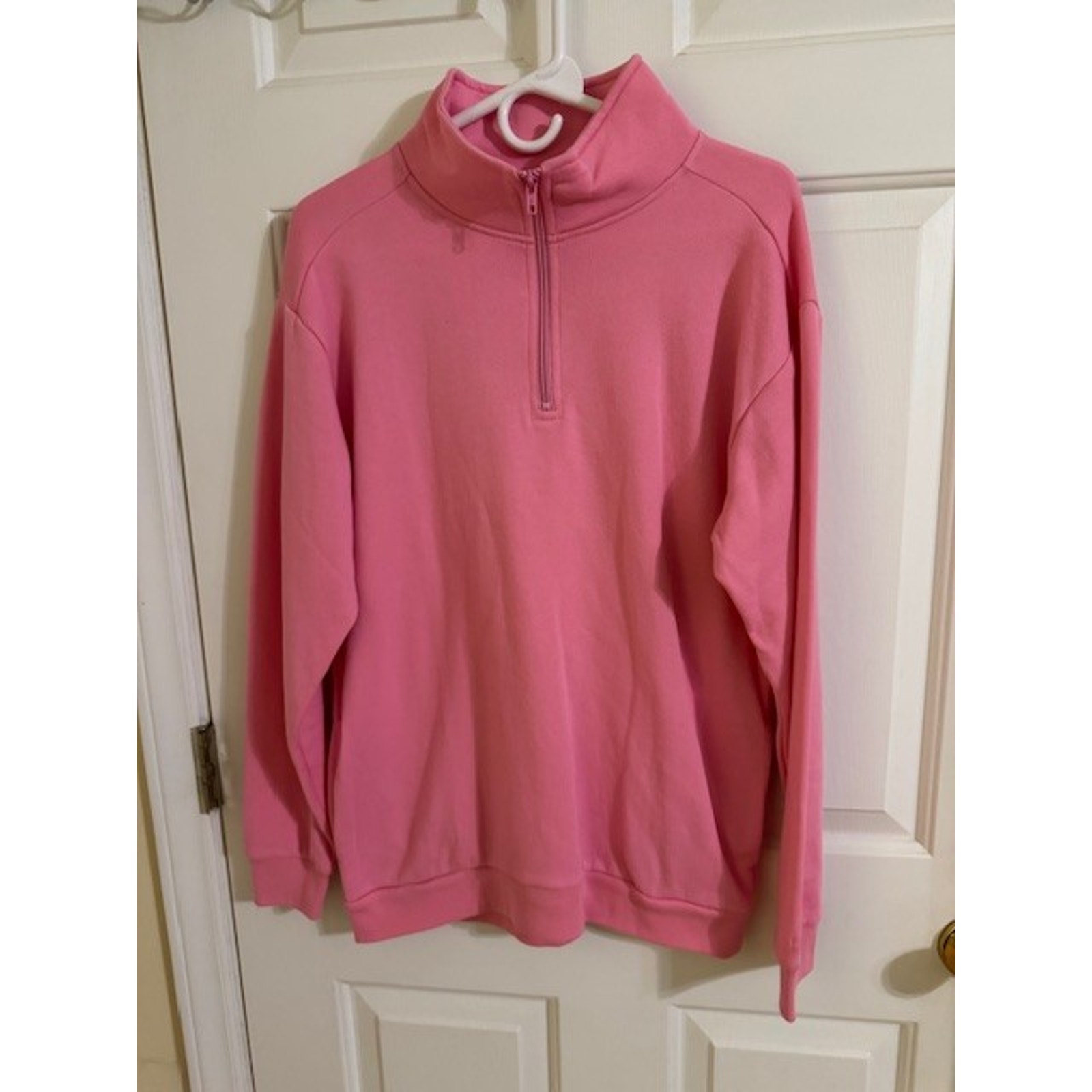 Nwt Victoria's Secret Pink Hot Bubblegum Pink Fleece Pullover Sweatshirt Small
